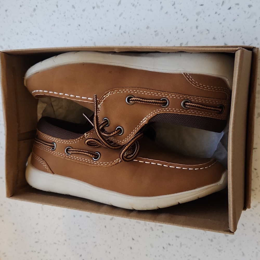 Boys Amazon brand loafer boat shoes